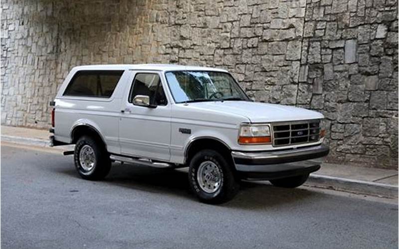 1995 Ford Bronco Safety