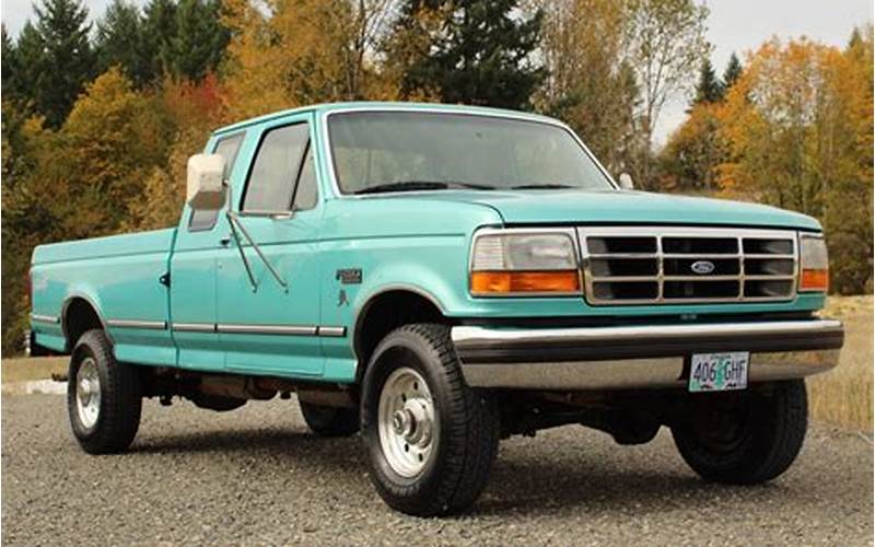 1995 Ford F250 Xlt 4X4 Features
