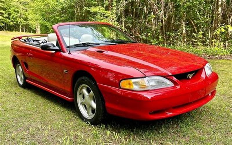1995 Ford Mustang Gt 5.0 Convertible Engine