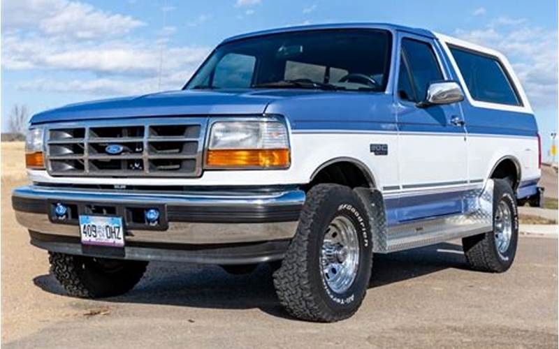 1996 Ford Bronco For Sale In Colorado