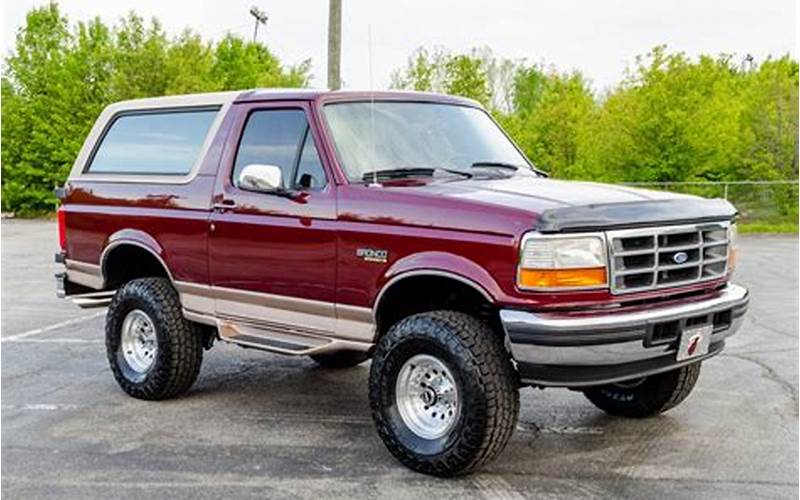 1996 Ford Bronco For Sale Near Me
