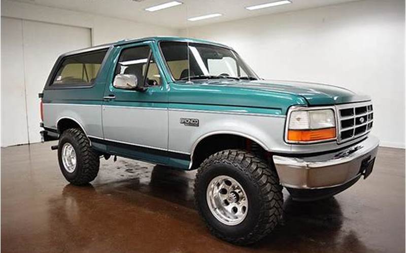 1996 Ford Bronco Ii Condition