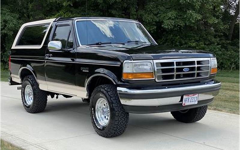 1999 Ford Bronco For Sale