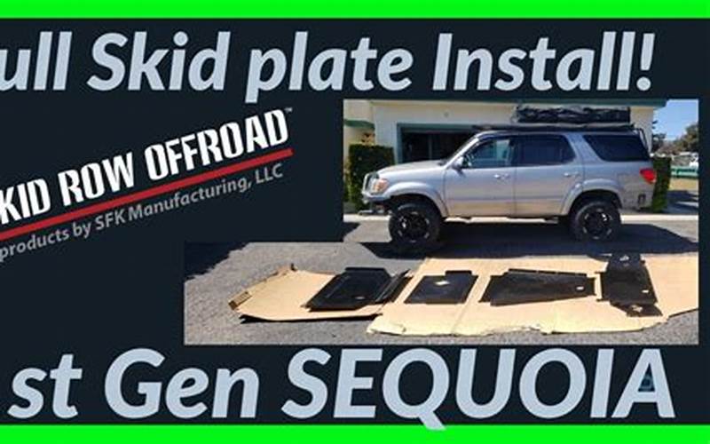 1St Gen Sequoia Skid Plates