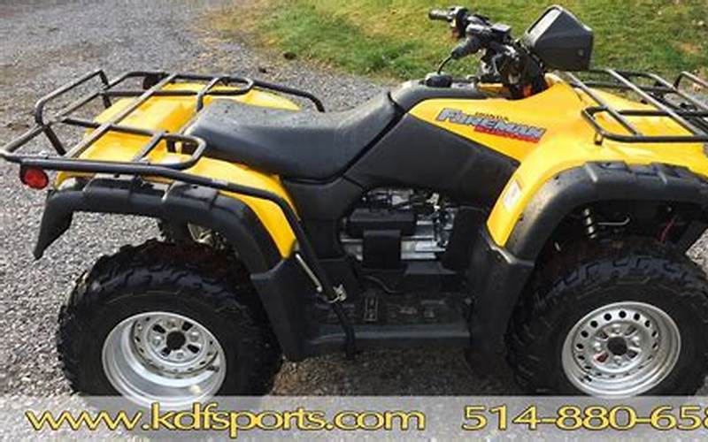 2002 Honda Rubicon 500: A Reliable and Powerful All-Terrain Vehicle