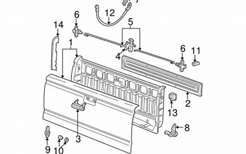 2003 Ford Ranger Tailgate Handle