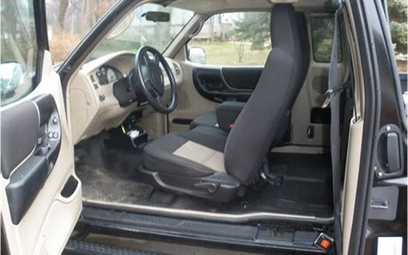 2004 Ford Ranger Single Cab Interior