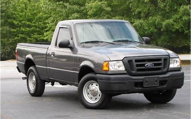 2004 Ford Ranger Xlt Pickup