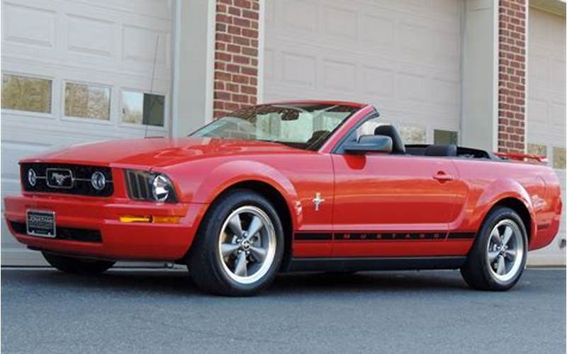 2006 Ford Mustang Convertible Top Design