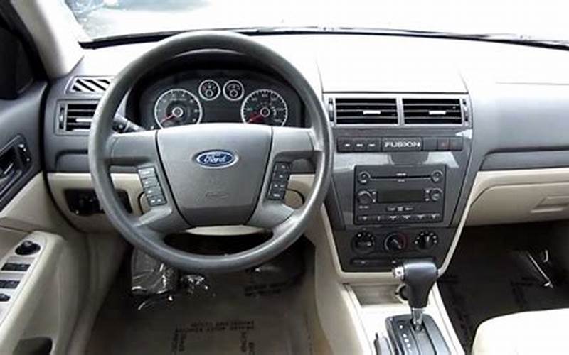 2007 Ford Fusion Se Interior