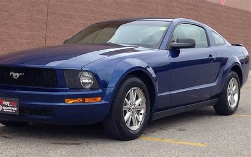 2007 Ford Mustang Deluxe Coupe 2D Collision