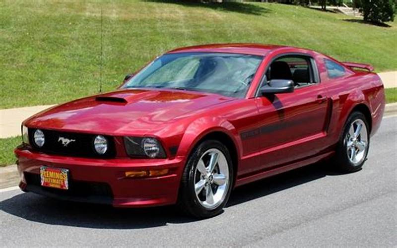 2007 Ford Mustang Gt Turbo Charged Red For Sale Safety