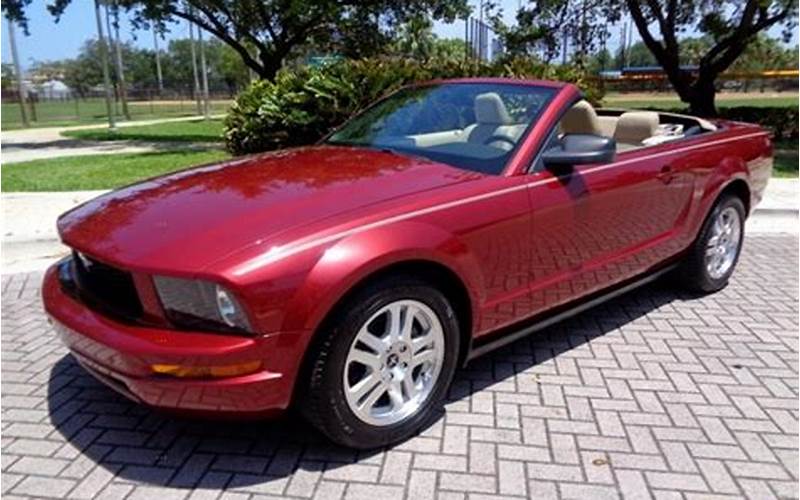 2007 Ford Mustang V6 Premium Convertible Price