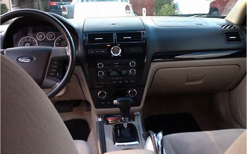 2008 Ford Fusion Sel V4 Interior