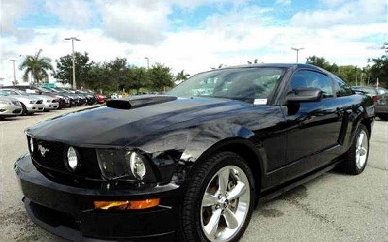 2008 Ford Mustang Gt Black