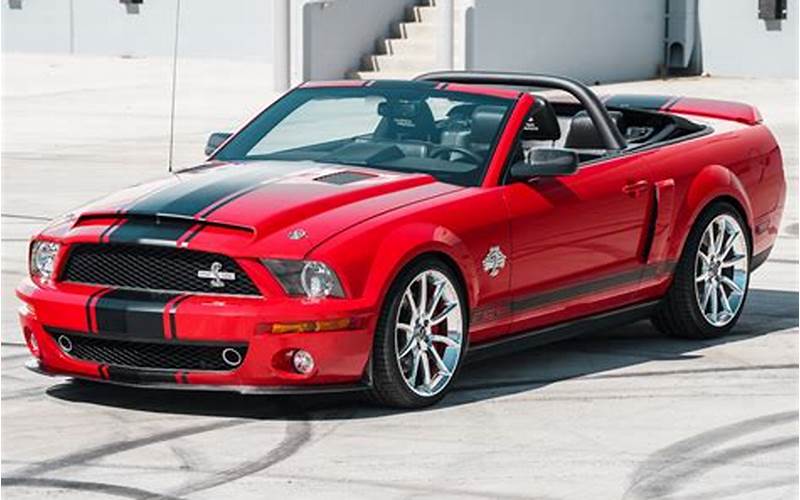 2008 Ford Mustang Shelby Convertible Performance