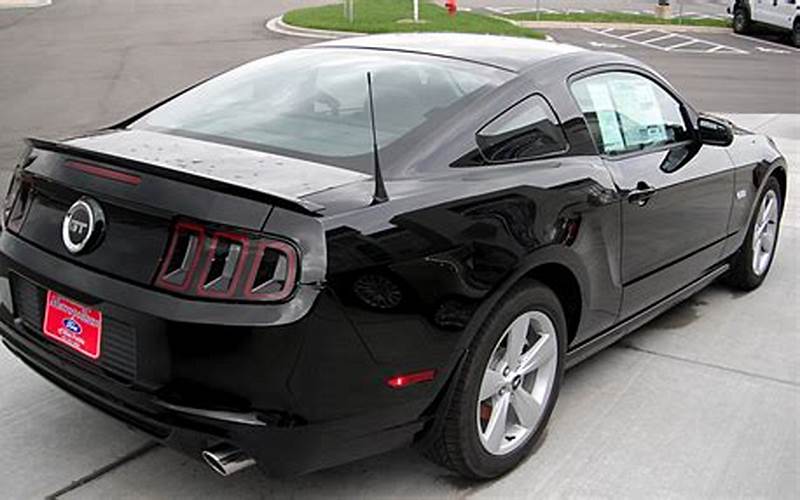 2009 Ford Mustang Gt Back View