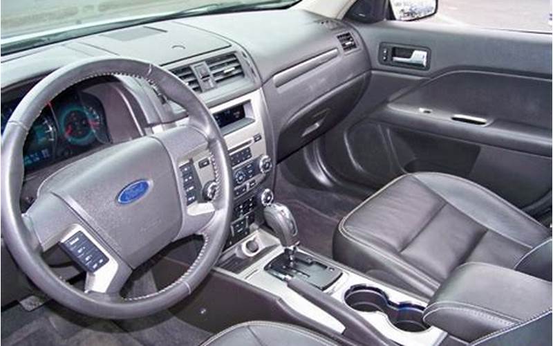 2010 Ford Fusion Sel V6 Interior