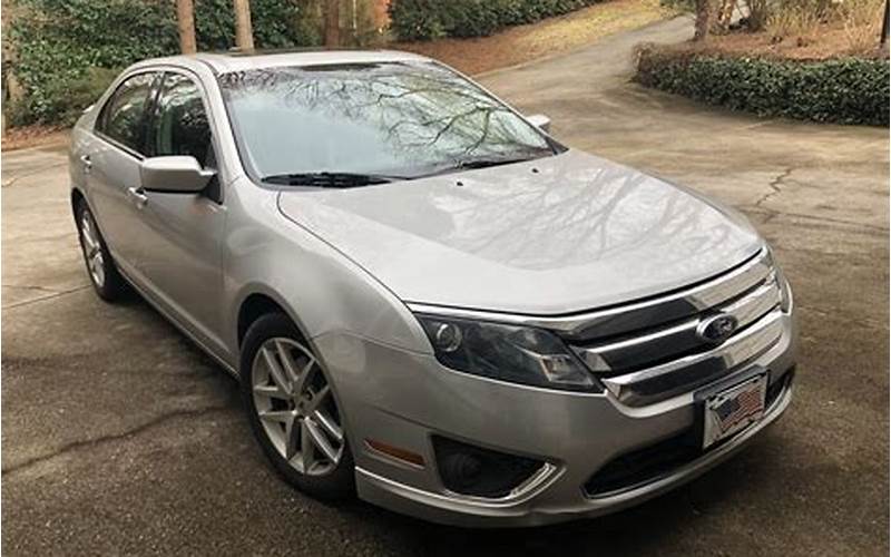 2011 Ford Fusion Sel Sedan