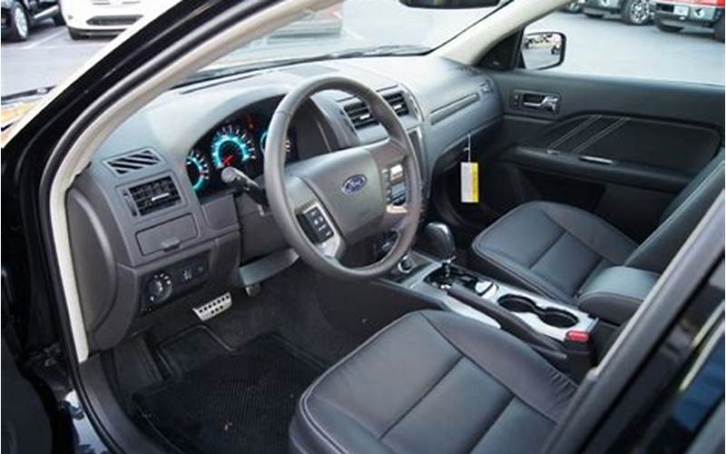 2012 Black Ford Fusion Interior