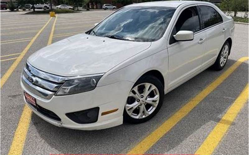 2012 Ford Fusion For Sale Near Marlborough Ma