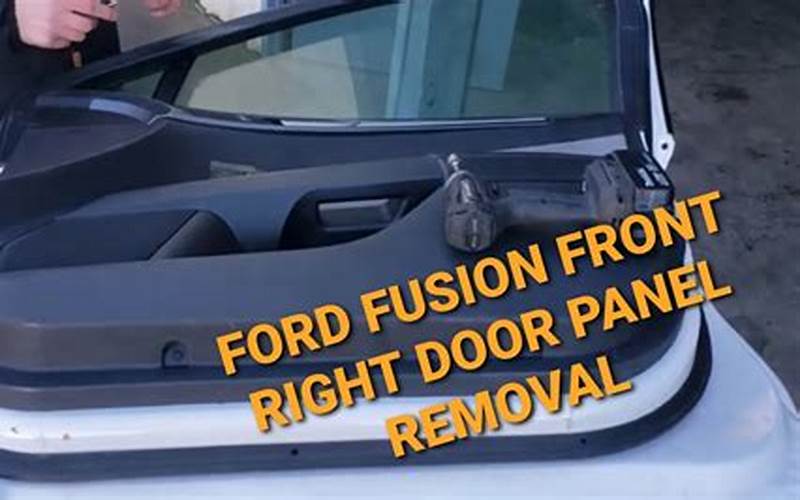 2012 Ford Fusion Se Driver Side Door