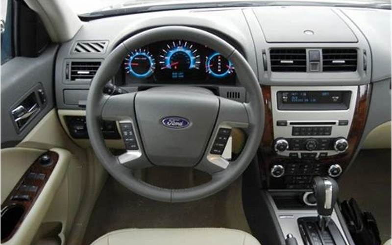 2012 Ford Fusion Sel V6 Interior