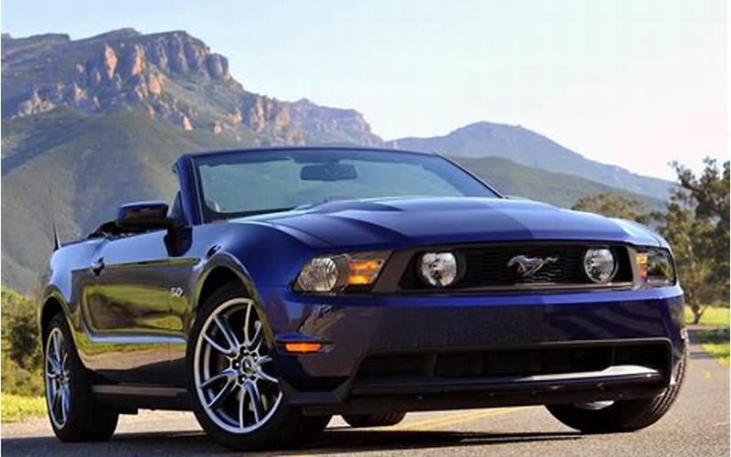 2012 Ford Mustang Gt 5.0 Convertible