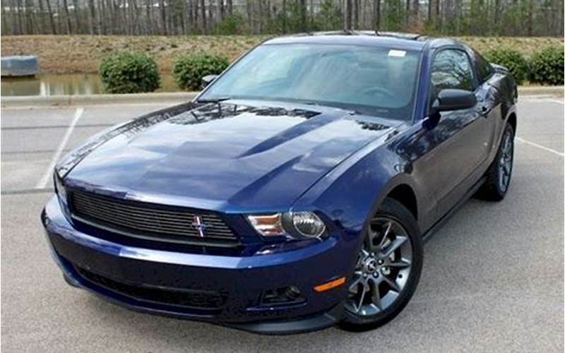 2012 Ford Mustang Mca Edition Features