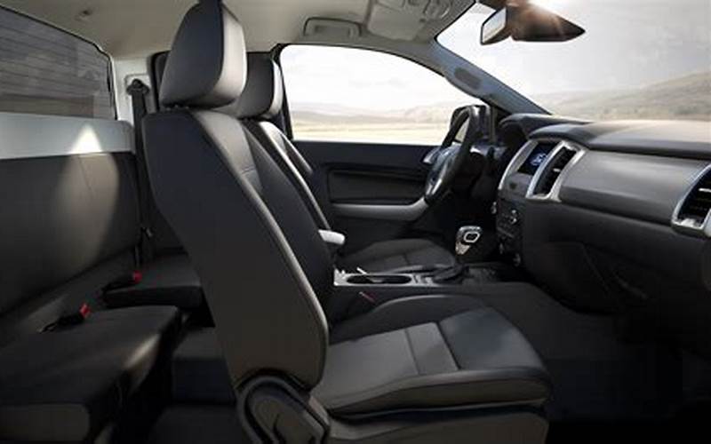 2012 Ford Ranger Single Cab Interior