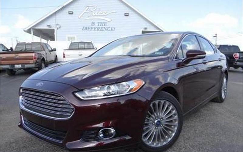 2013 Ford Fusion Ecoboost Turbo For Sale