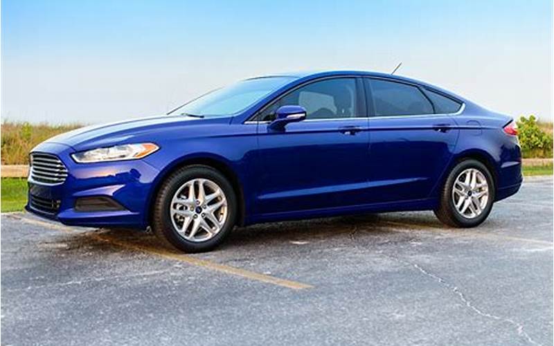 2013 Ford Fusion Se Features