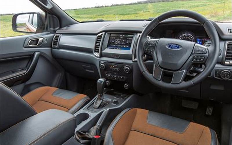 2013 Ford Ranger Wildtrak Interior