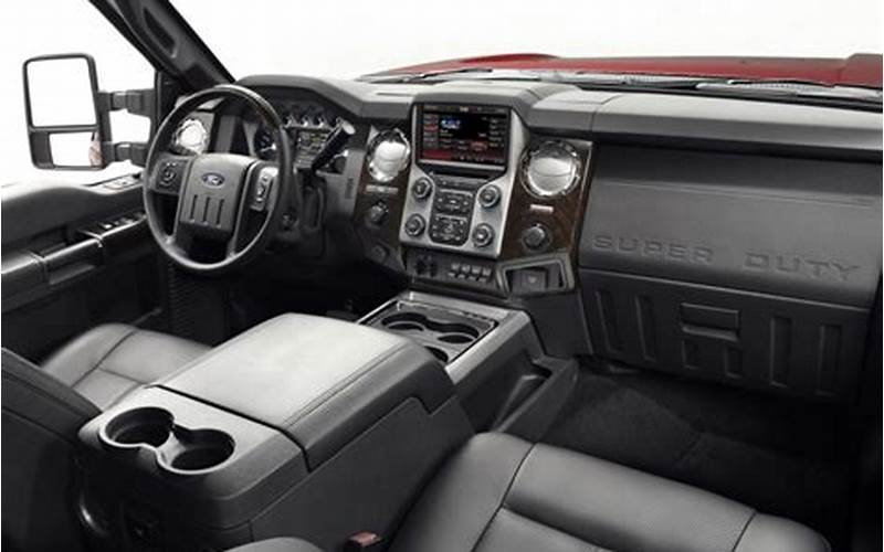 2014 Ford F250 Platinum Interior
