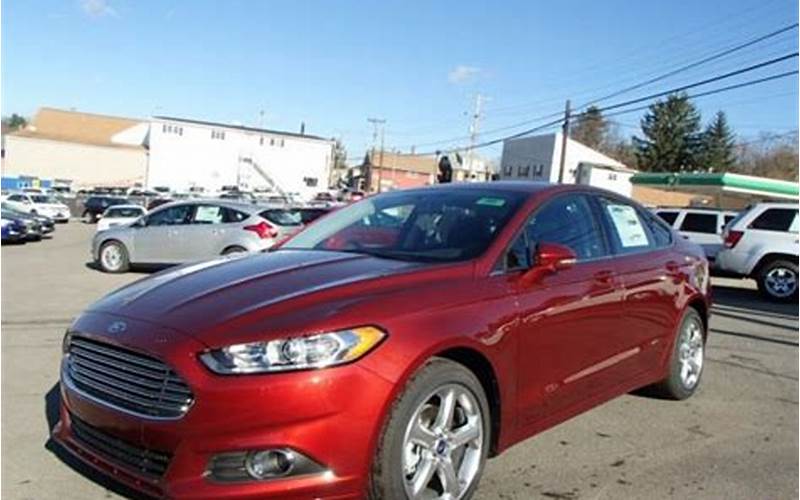 2014 Ford Fusion Se Turbo Exterior Features