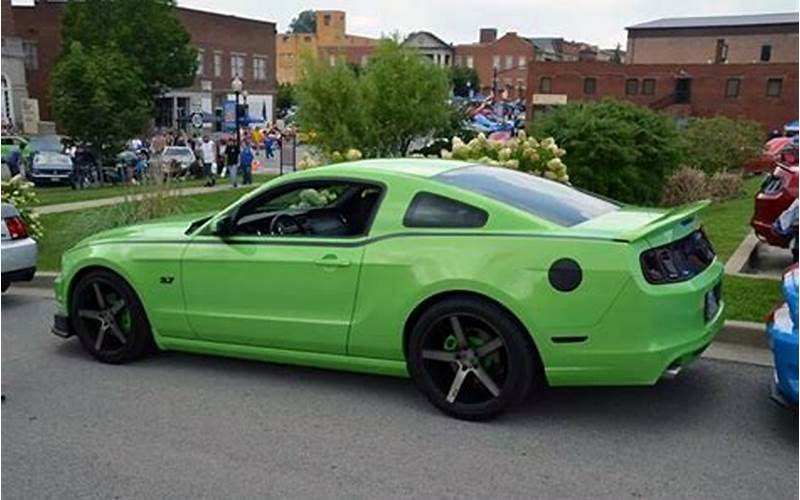 2014 Ford Mustang Gotta Have It Green Interior