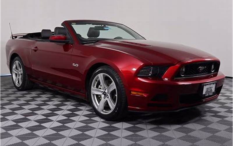 2014 Mustang Convertible Sale