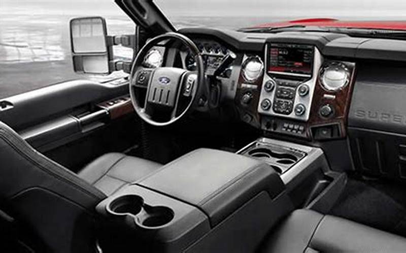 2015 Ford F250 Diesel Interior