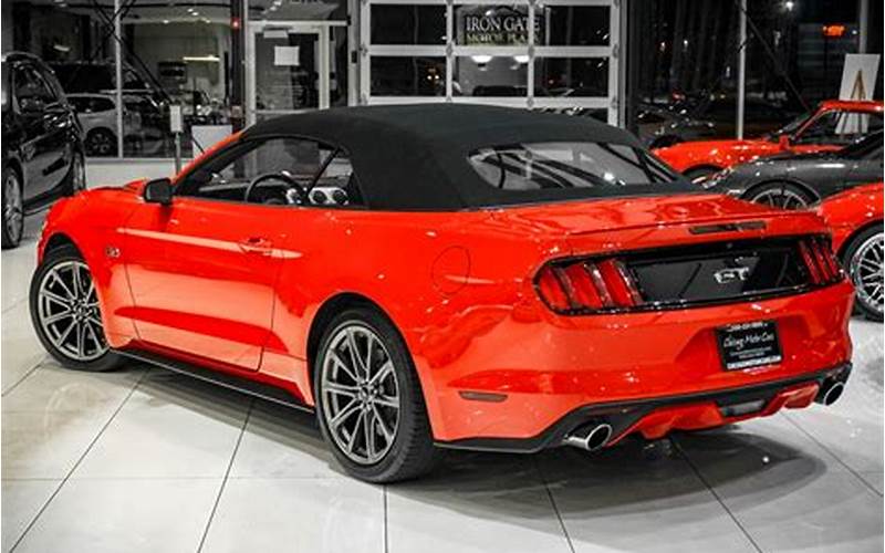 2015 Ford Mustang Red Convertible