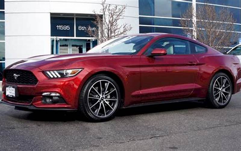 2015 Ford Mustang V6 Ruby Red Exterior