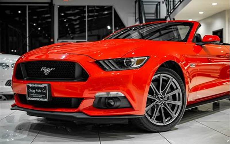 2015 Red Ford Mustang For Sale