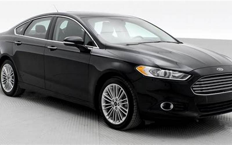 2016 Ford Fusion Blue Awd
