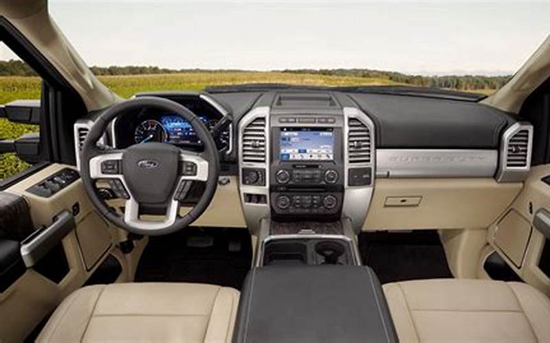 2017 Ford F250 Diesel Interior