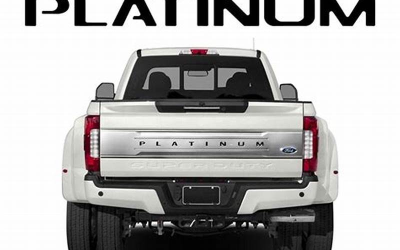 2017 Ford F250 Platinum Tailgate For Sale