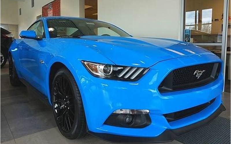 2017 Ford Mustang Gt Premium Grabber Blue