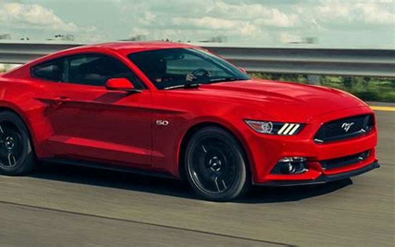 2017 Ford Mustang Gt Race Red Safety Image