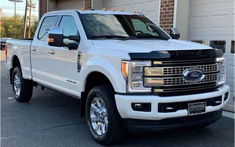 2018 Ford F250 Diesel Safety Features
