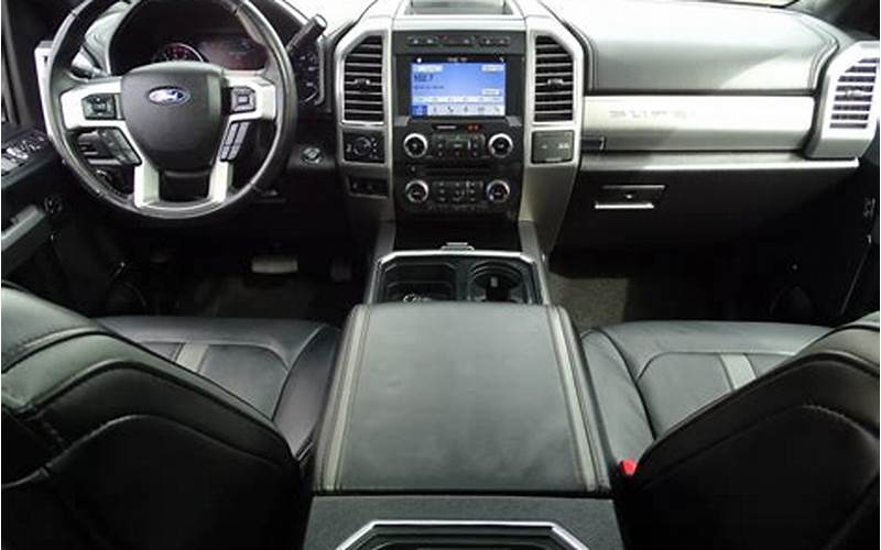 2018 Ford F250 Platinum Interior