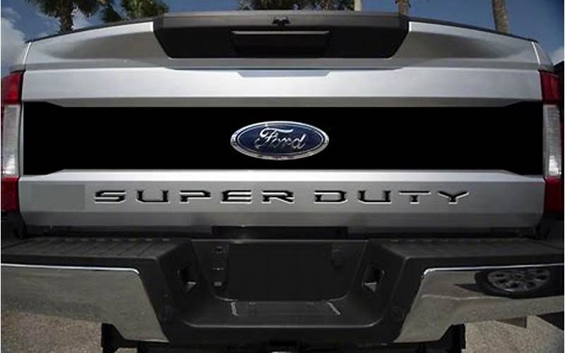 2018 Ford F250 Tailgate With Step Options