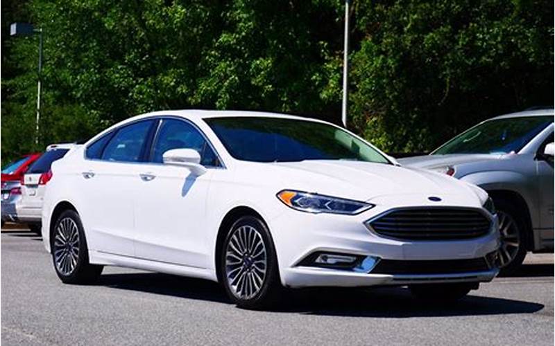 2018 Ford Fusion With Awd